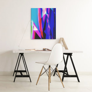 Colourful Gradient Vintage Colourful Gradient Post Poster