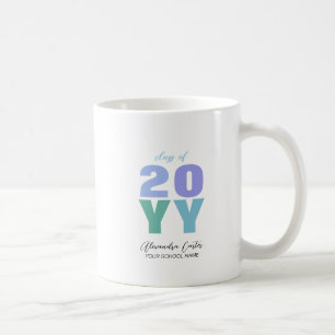 Colourful Graduation Year Personalised Name Gift Coffee Mug