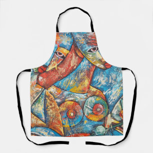 Colourful Graffiti Art Apron