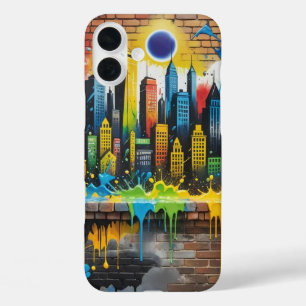 Colourful Graffiti Art Design iPhone 16 Plus Case