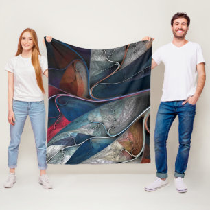 Colourful Graffiti Art, Fleece Blanket