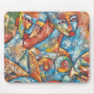 Colourful Graffiti Art Mouse Pad