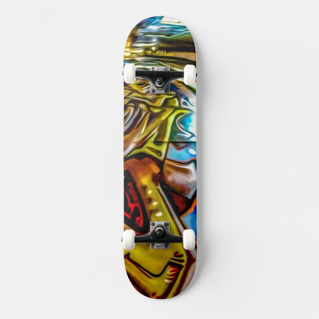 Colourful Graffiti Art Skateboard (Front)