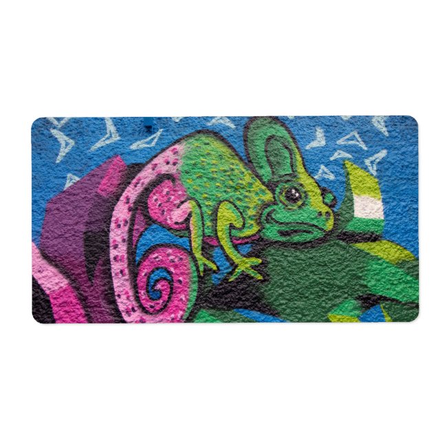 Colourful Graffiti Chameleon (Front)