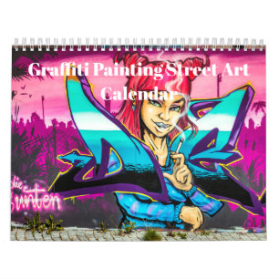 Colourful Graffiti Painting Street Art 2025 Calendar