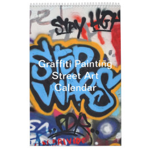 Colourful Graffiti Painting Street Art 2025 Calendar