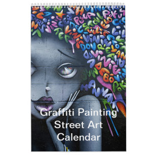 Colourful Graffiti Painting Street Art 2025 Calendar