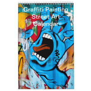 Colourful Graffiti Painting Street Art 2025 Calendar