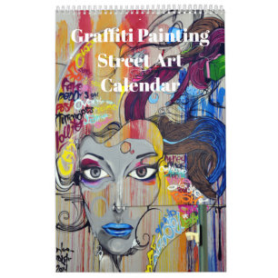 Colourful Graffiti Painting Street Art 2025 Calendar