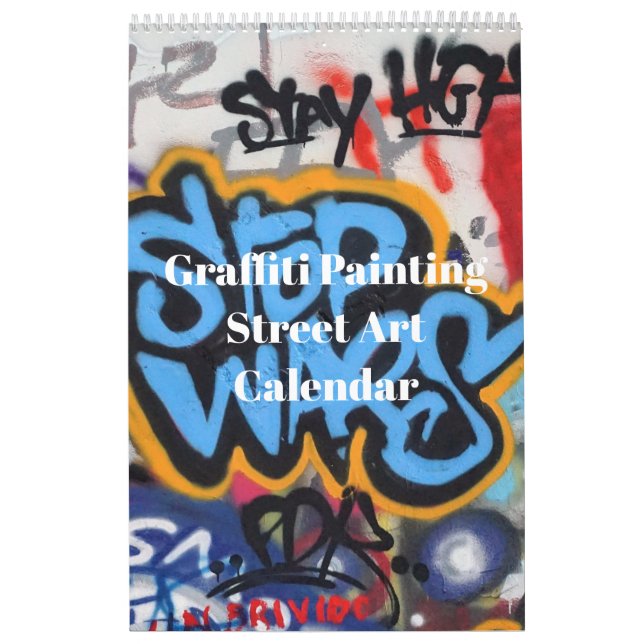 Colourful Graffiti Painting Street Art 2026 Calendar (Cover)