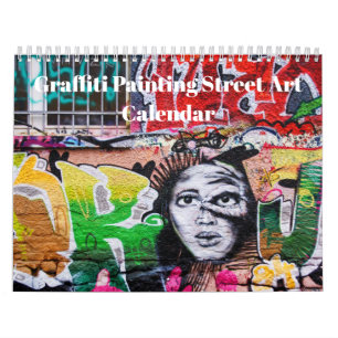 Colourful Graffiti Painting Street Art 2026 Calendar