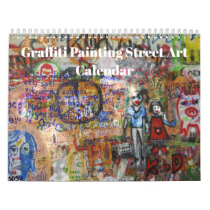 Colourful Graffiti Painting Street Art 2026 Calendar