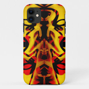 Colourful graffiti pattern iPhone 11 case