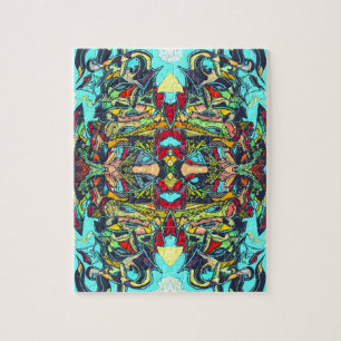 Colourful Graffiti Piece Jigsaw Puzzle