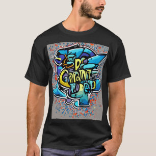 Colourful Graffiti Style TDesign T-Shirt