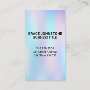 Colourful Graidents Background Business Card