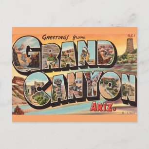 Colourful Grand Canyon Postcard