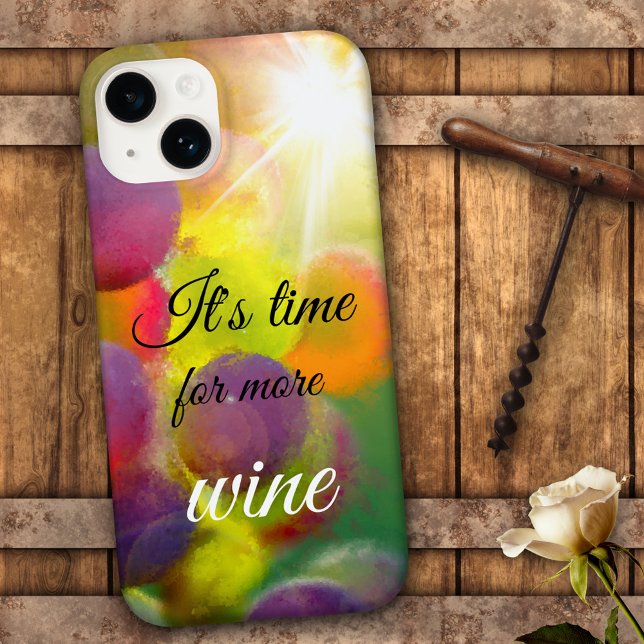 Colourful Grapes Wine Lovers Phone Case (Creator Uploaded)