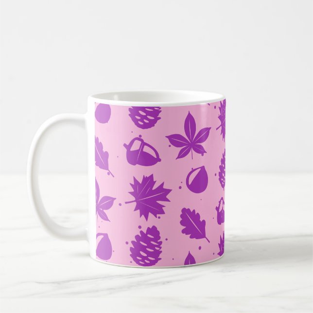 Colourful Graphic Nature Pattern Coffee Mug (Left)