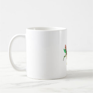 Colourful Graphic Pattern Dragonfly Funny Flying Coffee Mug