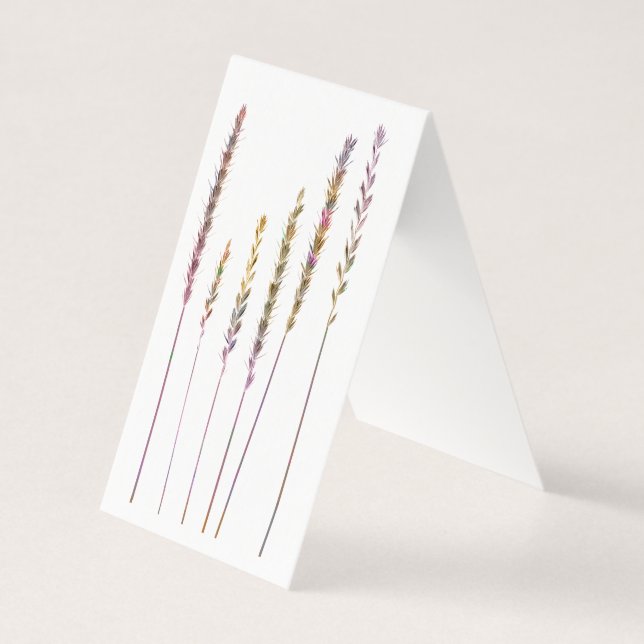 Colourful Grasses Card (Front)