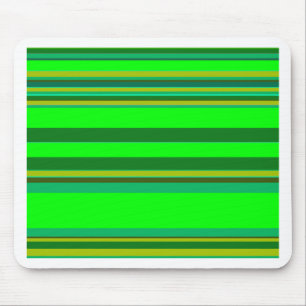 Colourful Green Stripe Customised Designer Pattern Mouse Pad