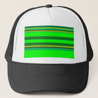 Colourful Green Stripe Customised Designer Pattern Trucker Hat
