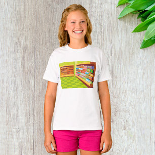 Colourful Grocery Store Aisle and Bakery  T-Shirt