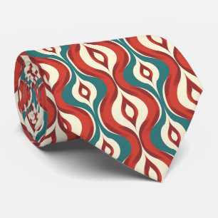 Colourful Groovy Retro Neck Tie