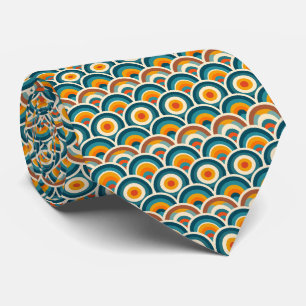 Colourful Groovy Retro Neck Tie