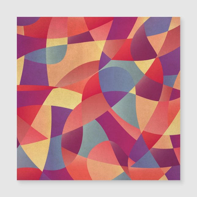 Colourful Grunge: Geometric Triangles Background (Front)