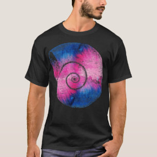Colourful Grunge Snail T-Shirt