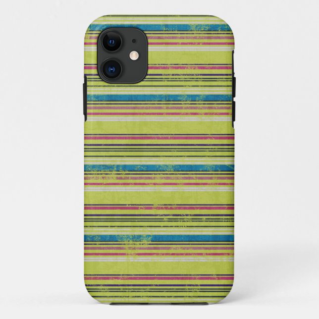 Colourful Grunge Stripes iPhone 5 Case (Back)