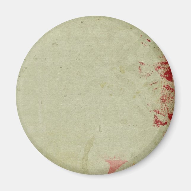 Colourful Grungy Vintage Wallpaper Magnet (Front)