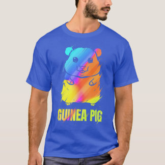 Colourful Guinea Pig Artwork - Funny Guinea Pig Pr T-Shirt