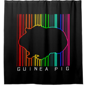 Colourful Guinea Pig Cute Guinea Lover Cute Pe Shower Curtain