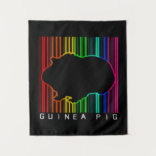 Colourful Guinea Pig   Cute Guinea Lover   Cute Pe Tapestry