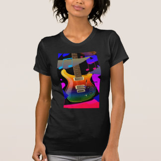 Colourful Guitar - Rock On! T-Shirt