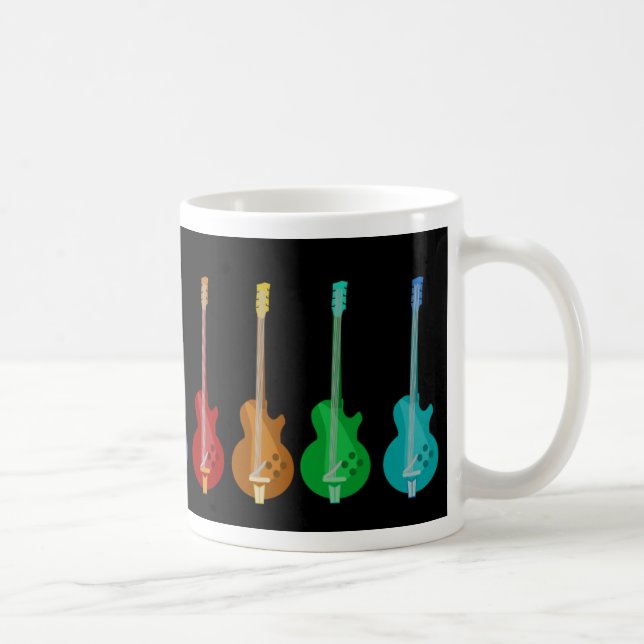 Colourful Guitars Coffee Mug (Right)