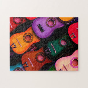 Colourful Guitars Jigsaw Puzzle