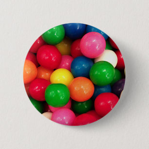 Colourful Gum Ball Candy 6 Cm Round Badge