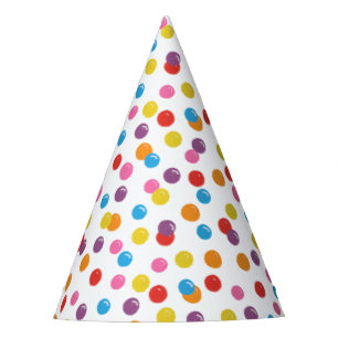 Colourful Gumball Candy Kids Birthday Party Hat
