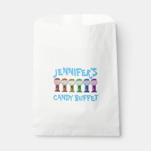 Colourful Gumball Jars Candy Buffet Custom Favour Bag