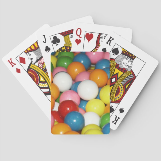 Colourful Gumball Playing Cards (Back)