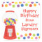 Colourful Gumballs Personalised Stickers