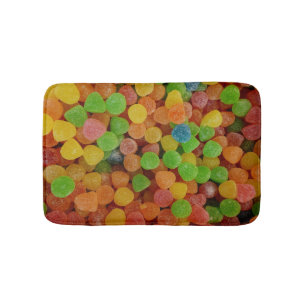 Colourful Gumdrops Candy Bath Mat