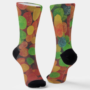 Colourful Gumdrops Candy Quirky Socks