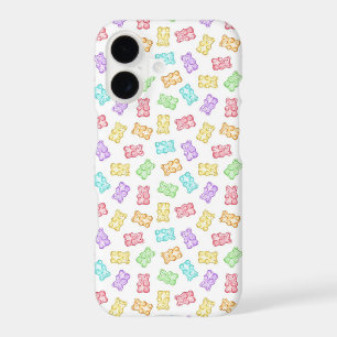 Colourful Gummy Bear Pattern Cute Candy Rainbow