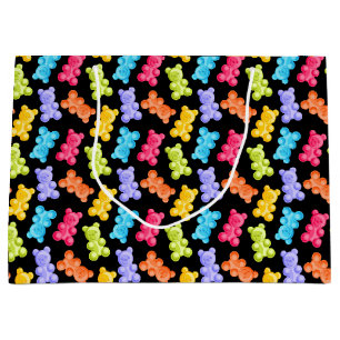 Colourful Gummy Candy Bears  Large Gift Bag