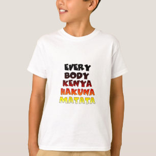 Colourful Hakuna Matata: A Kenyan Celebration T-Shirt
